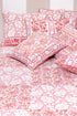 20s Cotton Cushion Cover in Floral Block Print